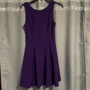 Purple skater styled Dress